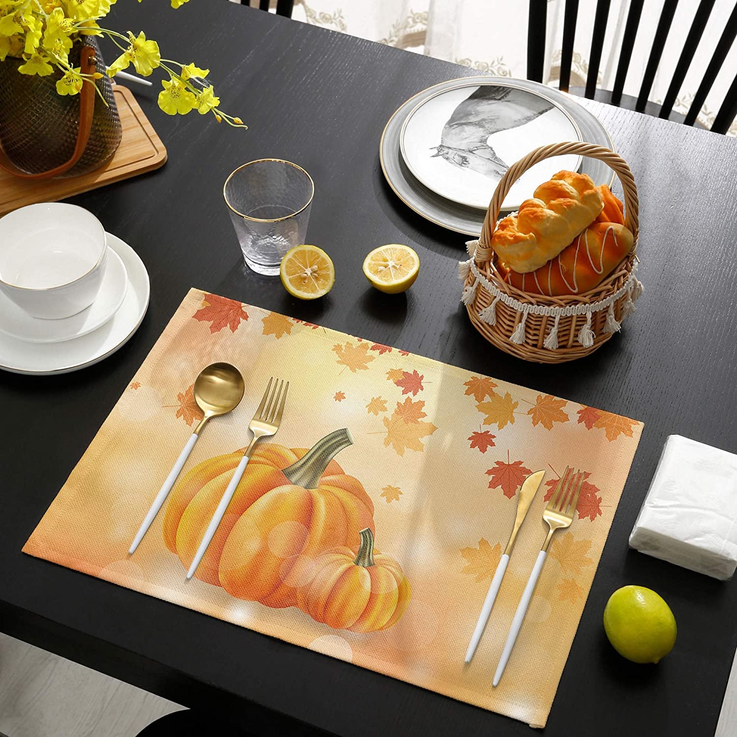 Thanksgiving Placemats Set of 6