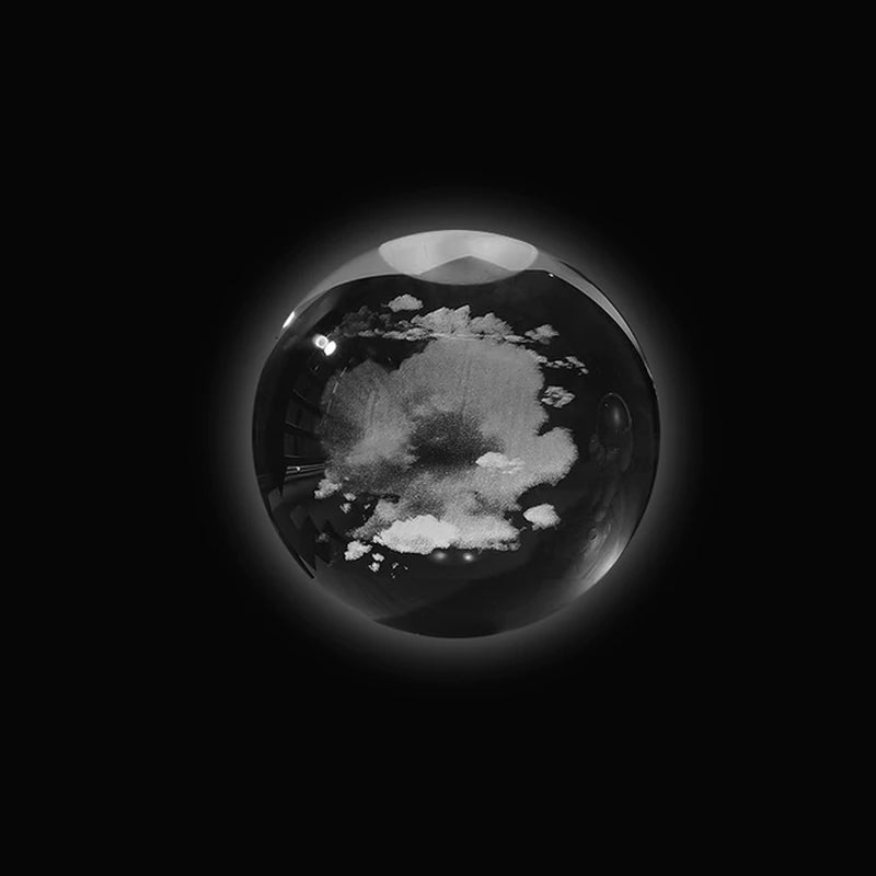 Crystal Engraved Solar System Ball