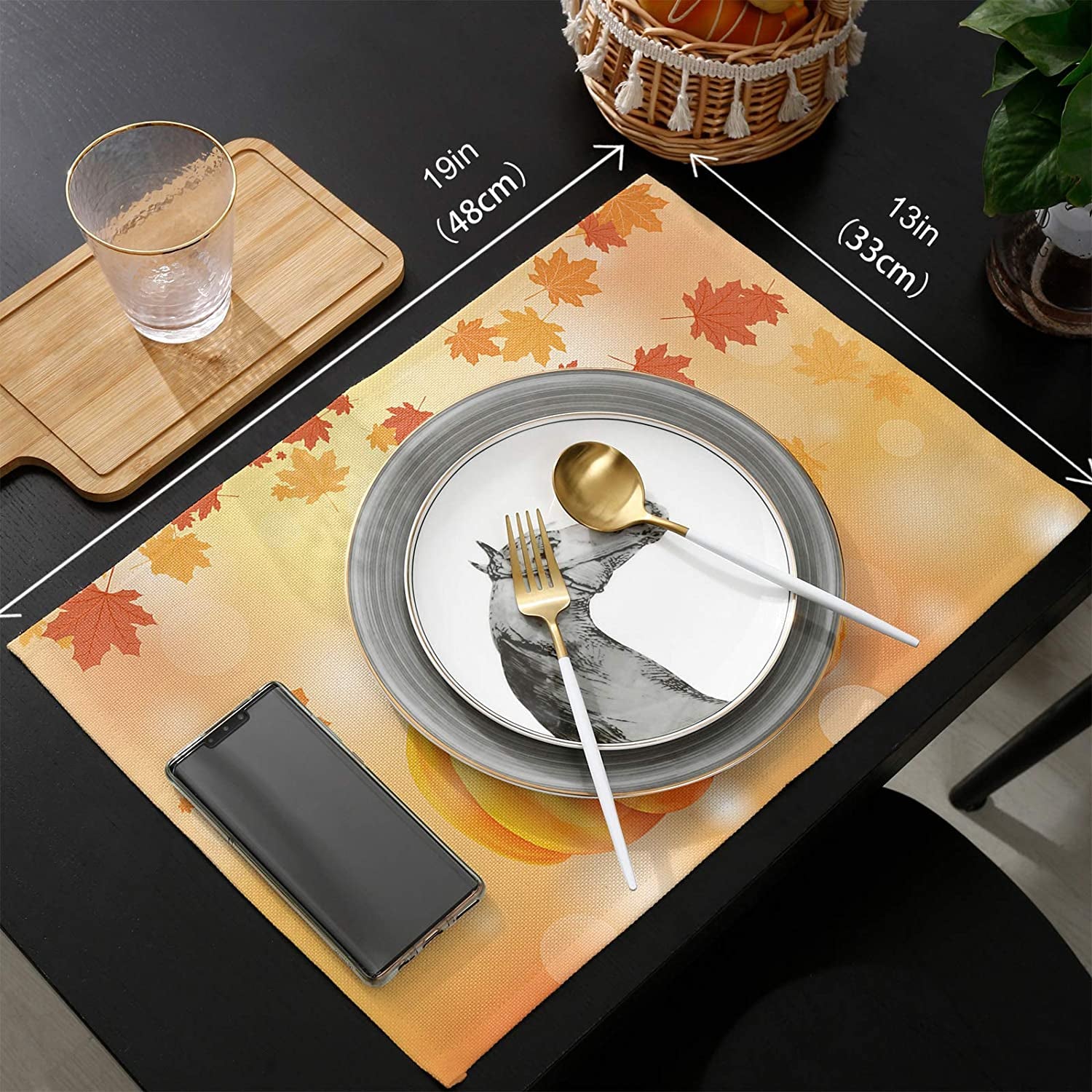Thanksgiving Placemats Set of 6