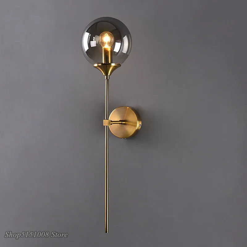 Modern Glass Led Wall Lamp